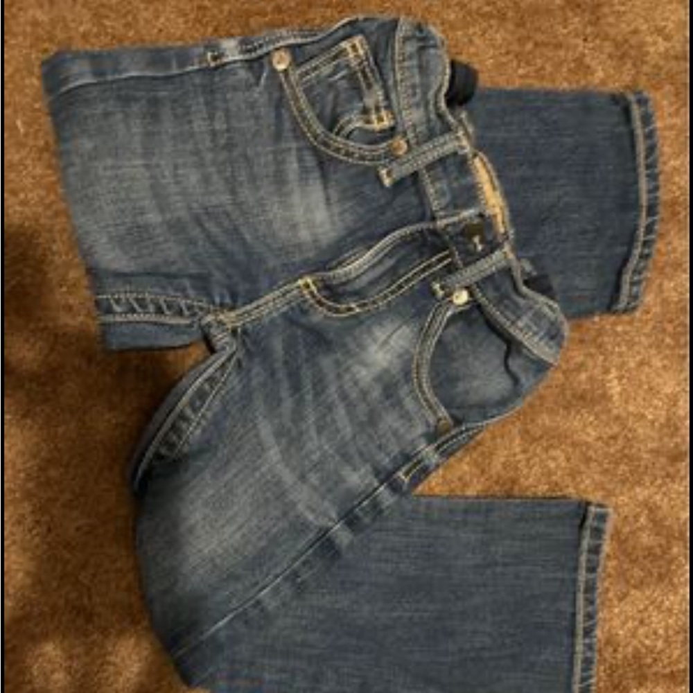 Size 7 wrangler and Cody james jeans